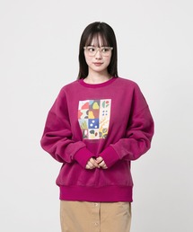 “FRUIT” kana akiyama 裏起毛クルースウェット