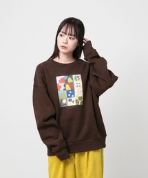 “FRUIT” kana akiyama 裏起毛クルースウェット