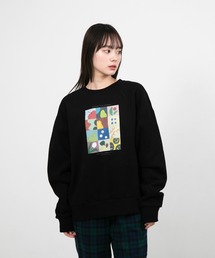 “FRUIT” kana akiyama 裏起毛クルースウェット