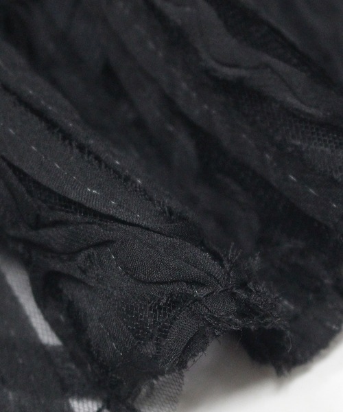 LAVEANGE(ラビアンジェ)の「【洗える】チュールレースナロースカート(スカート・レディース・ブラック/アイボリー/チャコールグレー・3L/LL/L/M/4L)」の20枚目の写真