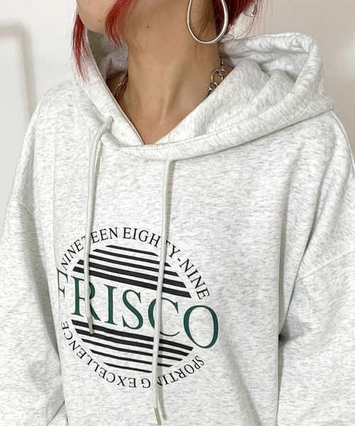 non-hedge（ノンヘッジ）の「サークルロゴビッグパーカー（パーカー・レディース・ブラック/グレー/チャコールグレー/オートミール/ピンク・FREE）」の18枚目の写真