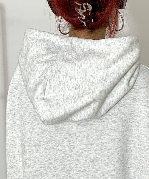 non-hedge（ノンヘッジ）の「サークルロゴビッグパーカー（パーカー・レディース・ブラック/グレー/チャコールグレー/オートミール/ピンク・FREE）」の19枚目の写真