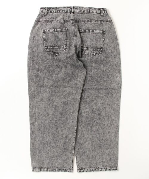 COLIN（コリン）の「COLIN:10.5oz デニムバギーパンツ（デニムパンツ・メンズ・ケミカルウォッシュ/ブラック/ブルー・M/L）」の17枚目の写真