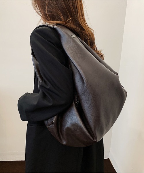 TABI PAL(タビパル)の「ビッグサイズ トートバッグ(トートバッグ・レディース・ダークブラウン/ブラウン/ブラック・FREE)」の10枚目の写真