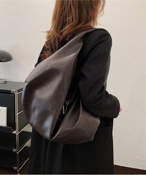 TABI PAL(タビパル)の「ビッグサイズ トートバッグ(トートバッグ・レディース・ダークブラウン/ブラウン/ブラック・FREE)」の11枚目の写真