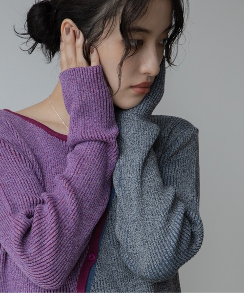 sharesprit アシンメトリーカーディガン UNDERCOVER(アンダーカバー) アシンメトリーニットカーディガン