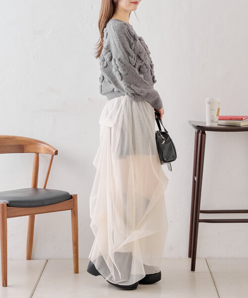 セール】フラワージャガードニット（ニット/セーター）｜Chico