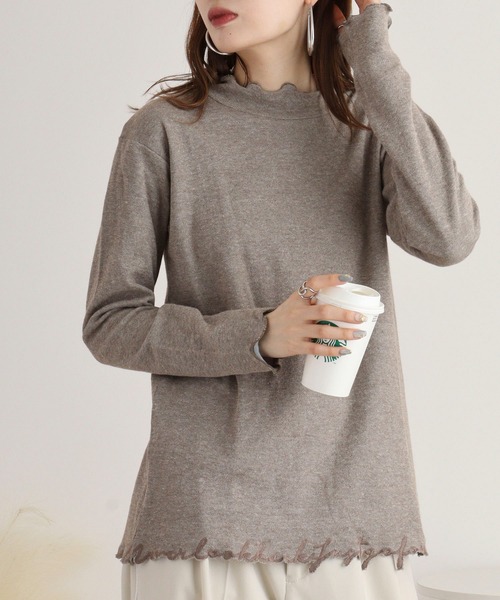 tシャツ EMAGO ロゴ刺繍ハイネックロングスリーブ レディース 楽天市場】ロゴ刺繍ハイネックロングスリーブ emago ナチュラル