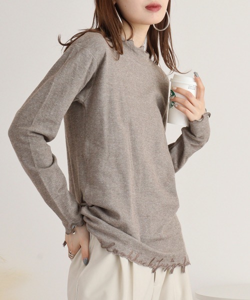 tシャツ EMAGO ロゴ刺繍ハイネックロングスリーブ レディース 楽天市場】ロゴ刺繍ハイネックロングスリーブ emago ナチュラル