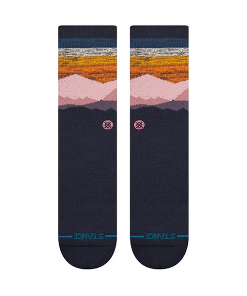 STANCE(スタンス)の「STANCE/スタンス ソックス SADDLEBACK CREW A556D24SAD(ソックス/靴下・メンズ・ネイビー・L)」の2枚目の写真