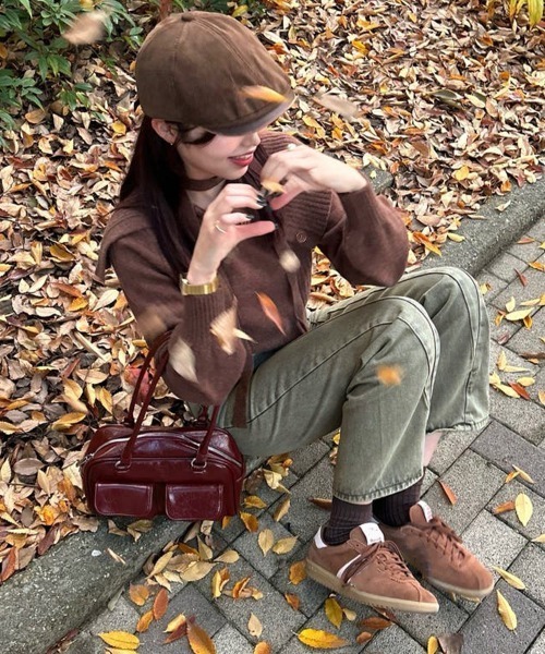 Miniministore（ミニミニストア）の「ヴィンテージ風ワイドデニムパンツ美脚（デニムパンツ・レディース・ブルー・M/XL/S/L）」の9枚目の写真