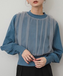 SENSE OF PLACE by URBAN RESEARCH | チュールレイヤードセーター(ニット/セーター)