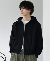 MinoriTY | 【MinoriTY】ショート丈ダブルジップスウェットパーカー メンズ 秋服(パーカー)