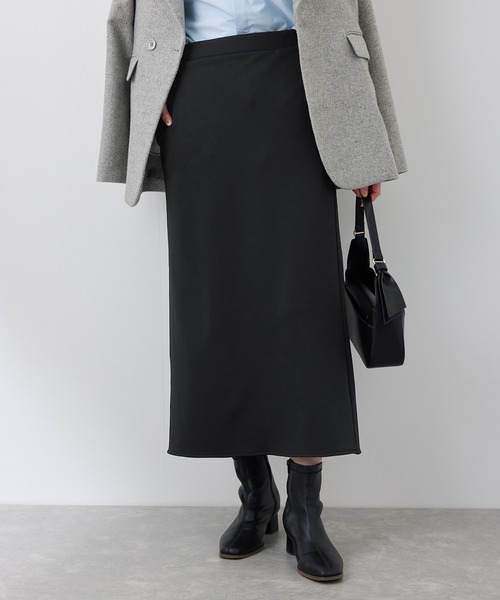 ROPE' PICNIC(ロペピクニック)の「【3サイズ展開】裏起毛ボンディングジョーゼットアイラインスカート(スカート・レディース・ベージュ系その他/ブラック・36/38/40)」の20枚目の写真