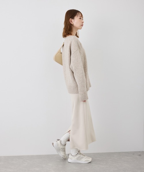 ROPE' PICNIC(ロペピクニック)の「【3サイズ展開】裏起毛ボンディングジョーゼットアイラインスカート(スカート・レディース・ベージュ系その他/ブラック・36/38/40)」の16枚目の写真