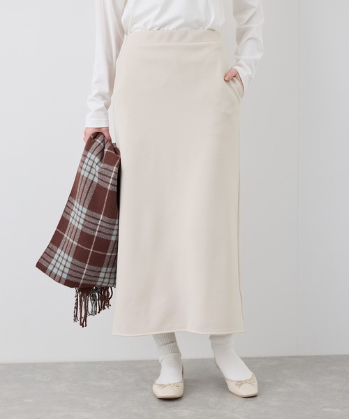 セール】【3サイズ展開】裏起毛ボンディングジョーゼットアイライン