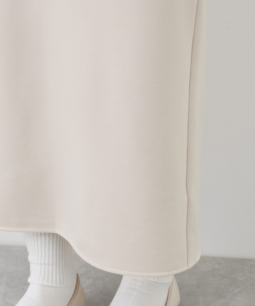 ROPE' PICNIC(ロペピクニック)の「【3サイズ展開】裏起毛ボンディングジョーゼットアイラインスカート(スカート・レディース・ベージュ系その他/ブラック・36/38/40)」の10枚目の写真