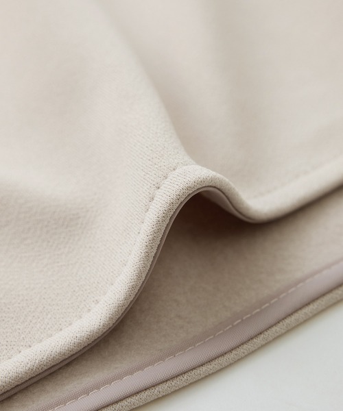 ROPE' PICNIC(ロペピクニック)の「【3サイズ展開】裏起毛ボンディングジョーゼットアイラインスカート(スカート・レディース・ベージュ系その他/ブラック・36/38/40)」の7枚目の写真