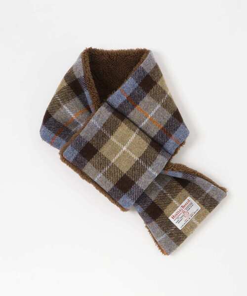 HARRIS TWEED(ハリスツイード)の「ハリスツイード中綿マフラー(マフラー・メンズ・ブラウン/ネイビー/グレー・ONE)」の14枚目の写真