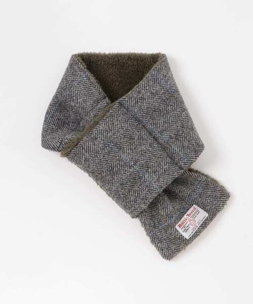 HARRIS TWEED(ハリスツイード)の「ハリスツイード中綿マフラー(マフラー・メンズ・ブラウン/ネイビー/グレー・ONE)」の15枚目の写真