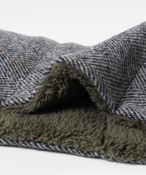 HARRIS TWEED(ハリスツイード)の「ハリスツイード中綿マフラー(マフラー・メンズ・ブラウン/ネイビー/グレー・ONE)」の17枚目の写真