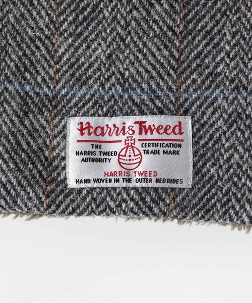 HARRIS TWEED(ハリスツイード)の「ハリスツイード中綿マフラー(マフラー・メンズ・ブラウン/ネイビー/グレー・ONE)」の6枚目の写真