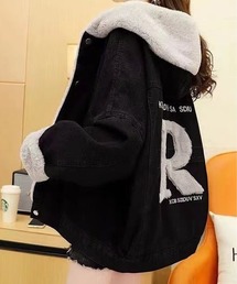 BLANC FICELLE | 裏ファー デニムGジャン(デニムジャケット)