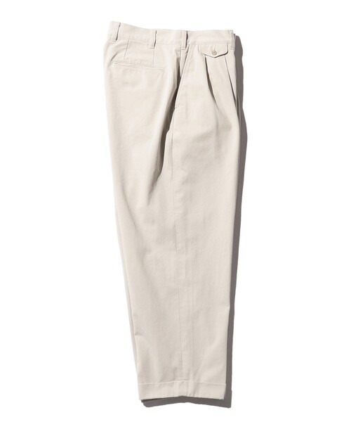 バイオウォッシュ 2プリーツ トラウザーズ（チノパンツ）｜BEAMS PLUS