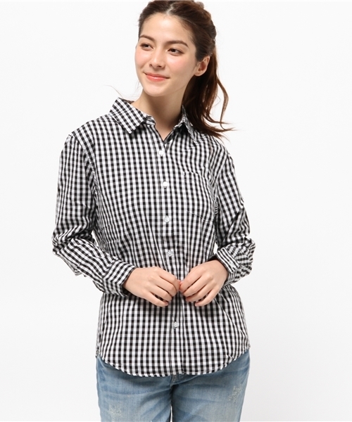 WEGO（ウィゴー）の「WEGO/ベーシックポプリンシャツ（シャツ/ブラウス・レディース・レッド系その他/ホワイト/ホワイト系その他/ブラック系その他・FREE）」の16枚目の写真