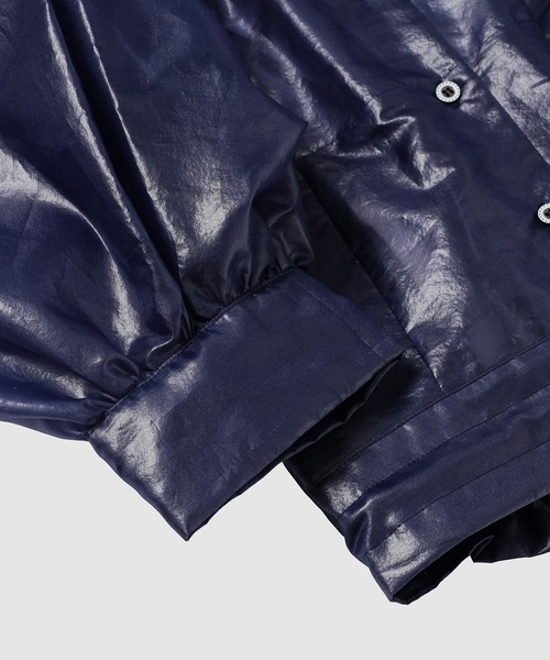 ANREALAGE(アンリアレイジ)の「WINDPROOF ORGANDY BLOUSE(シャツ/ブラウス・レディース・ネイビー/ベージュ・40/38/36)」の6枚目の写真