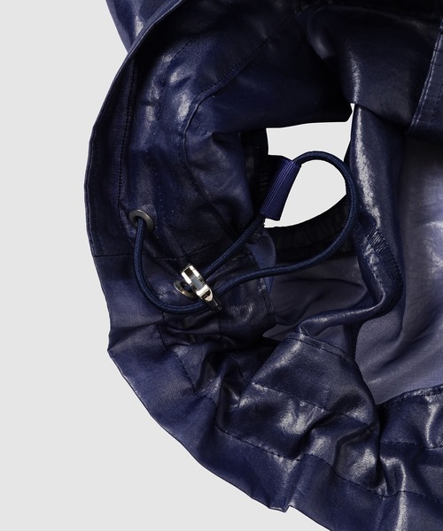 ANREALAGE(アンリアレイジ)の「WINDPROOF ORGANDY BLOUSE(シャツ/ブラウス・レディース・ネイビー/ベージュ・40/38/36)」の7枚目の写真