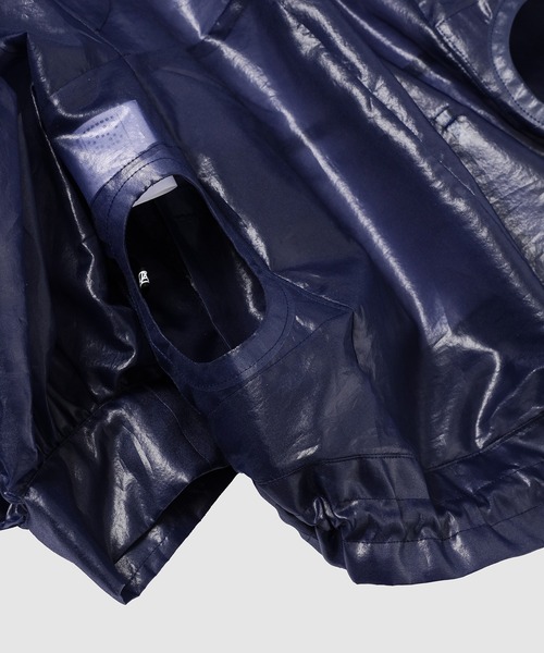 ANREALAGE(アンリアレイジ)の「WINDPROOF ORGANDY BLOUSE(シャツ/ブラウス・レディース・ネイビー/ベージュ・40/38/36)」の9枚目の写真