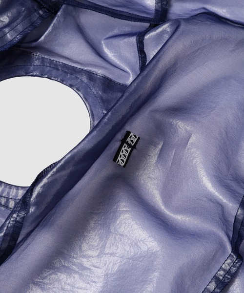 ANREALAGE(アンリアレイジ)の「WINDPROOF ORGANDY BLOUSE(シャツ/ブラウス・レディース・ネイビー/ベージュ・40/38/36)」の8枚目の写真