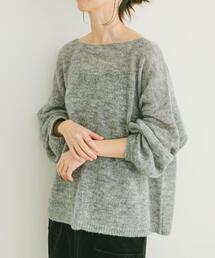 ITEMS URBANRESEARCH | モヘアタッチシアーニットプルオーバー(ニット/セーター)
