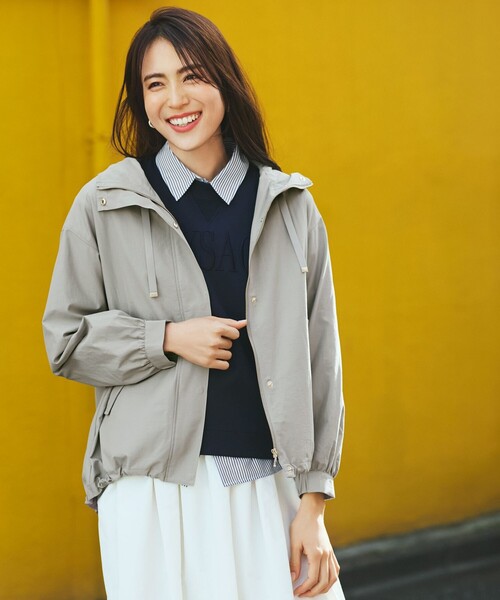 ほぼ未使用 軽撥水・紫外線対策 イエナ IENA タフタナイロンパーカー M セール】【手洗い可/撥水/UVケア】マウンテンパーカー