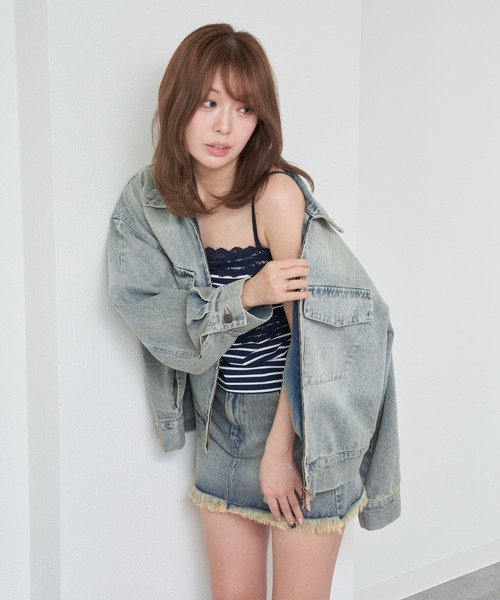 RAY CASSIN（レイカズン）の「カップ付きレースチューブトップ（チューブトップ・レディース・ネイビー/アイボリー/ブラック系その他2/ホワイト系その他2・FREE）」の22枚目の写真