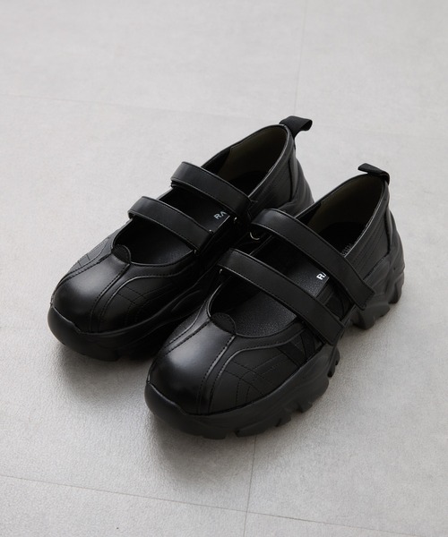 RAY CASSIN（レイカズン）の「厚底バレエスニーカー（スニーカー・レディース・ブラック/ホワイト系その他2・L/M/S）」の11枚目の写真