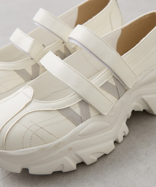 RAY CASSIN（レイカズン）の「厚底バレエスニーカー（スニーカー・レディース・ブラック/ホワイト系その他2・L/M/S）」の15枚目の写真