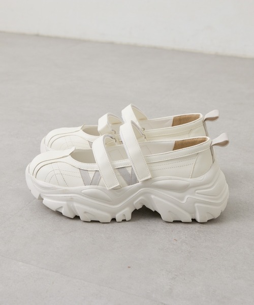 RAY CASSIN（レイカズン）の「厚底バレエスニーカー（スニーカー・レディース・ブラック/ホワイト系その他2・L/M/S）」の17枚目の写真