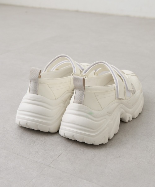 RAY CASSIN（レイカズン）の「厚底バレエスニーカー（スニーカー・レディース・ブラック/ホワイト系その他2・L/M/S）」の19枚目の写真