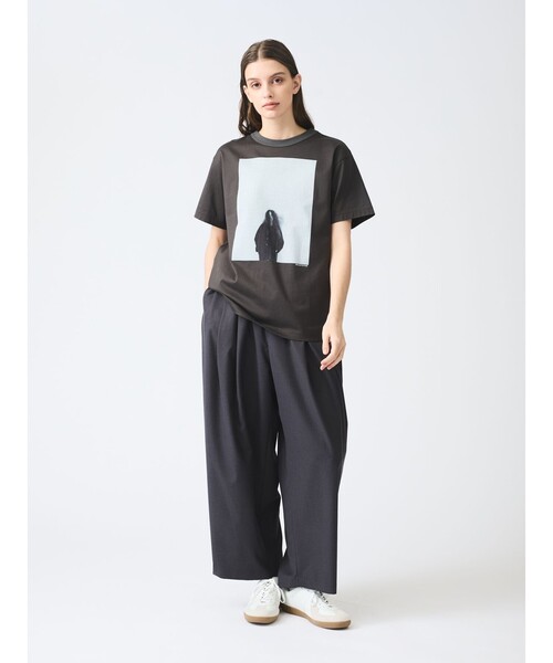 セール】mizuiro ind フォトプリントT（Tシャツ/カットソー