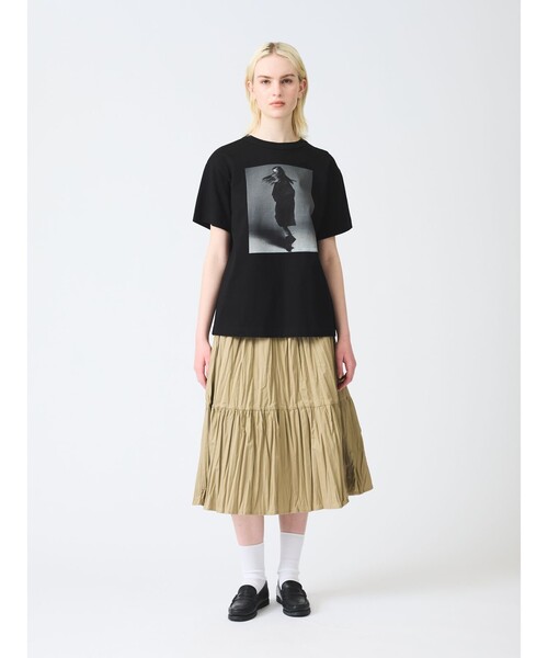 セール】mizuiro ind フォトプリントT（Tシャツ/カットソー