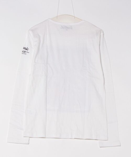 in the attic(インジアティック)の「/in the attic/ヴィンテージプリントクルーネックL/S-T(Tシャツ/カットソー・メンズ・ブラック/ホワイト・X-LARGE/LARGE)」の3枚目の写真