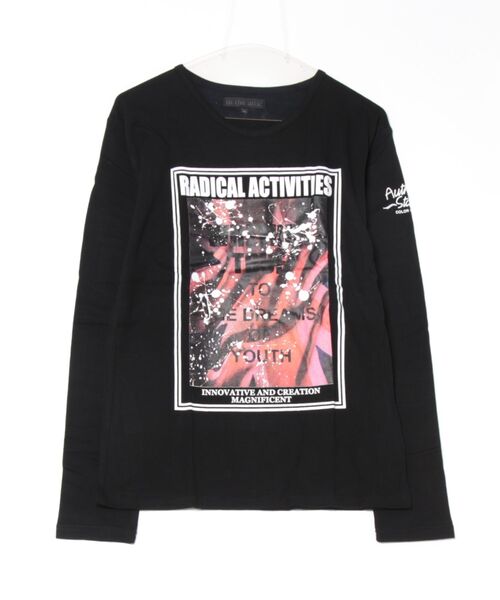in the attic(インジアティック)の「/in the attic/ヴィンテージプリントクルーネックL/S-T(Tシャツ/カットソー・メンズ・ブラック/ホワイト・X-LARGE/LARGE)」の8枚目の写真