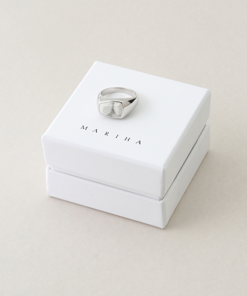 plage（プラージュ）の「MARIHA / マリハ HOWLITE リング（リング・レディース・シルバー・11/13）」の5枚目の写真