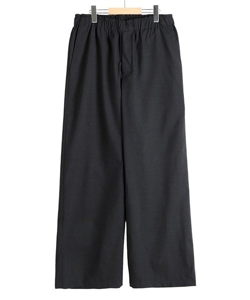 【新品】MEDI LACE EMBROIDERY SHORT PANTS marka / マーカ：WIDE LEG EASY PANTS - 2/72 washer wool