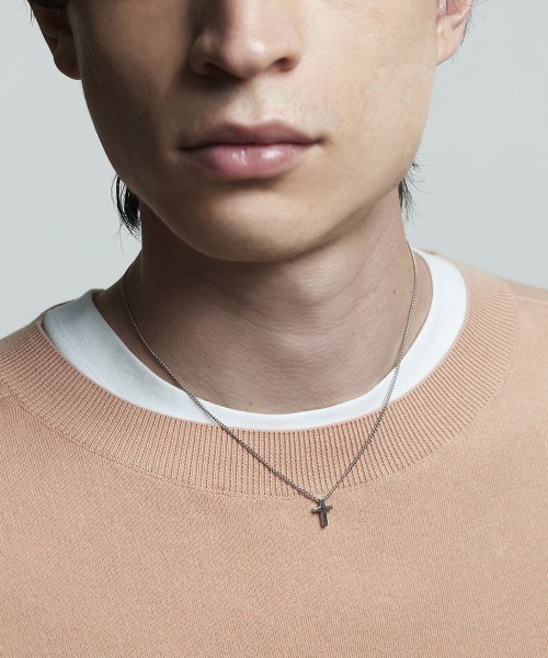 4℃ HOMME+(ヨンドシーオムプラス)の「シルバー クロス ネックレス(ネックレス・メンズ・シルバー・FREE)」の4枚目の写真