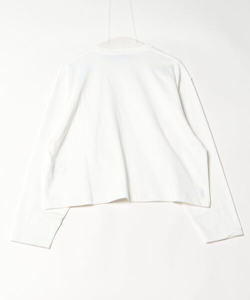 ポロ ラルフ ローレン POLO RALPH LAUREN クロップド コットン ジャージー ロングスリーブ Tシャツ （100ホワイト） ポロ ラルフ ローレン POLO RALPH LAUREN クロップド コットン