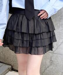 INGNI | シアーフリルミニスカパン(スカート)
