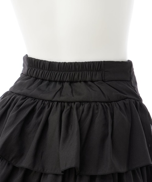 INGNI（イング）の「シアーフリルミニスカパン（スカート・レディース・ブラック/オフホワイト・FREE）」の19枚目の写真